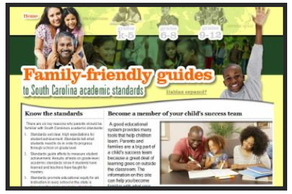 Parent Friendly Standards 